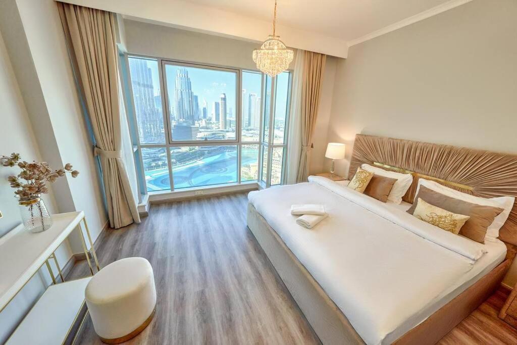 Magnificent Luxury 3Br With Amazing Burj & Fountain View Apartment Dubai Luaran gambar