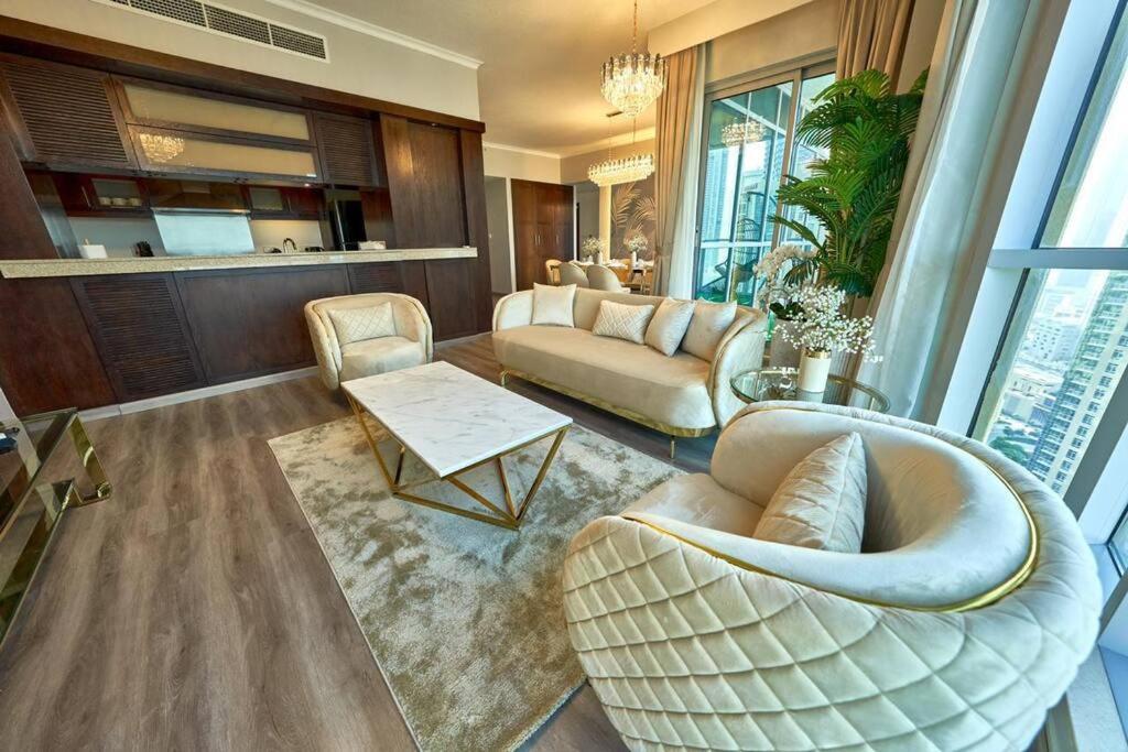 Magnificent Luxury 3Br With Amazing Burj & Fountain View Apartment Dubai Luaran gambar